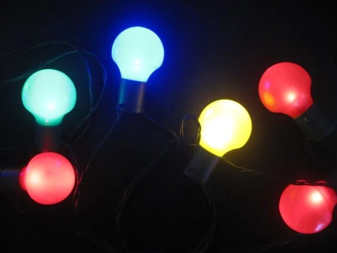 Garthen 1635 LED osvetlenie s 20 tich žiarovkami - farebné