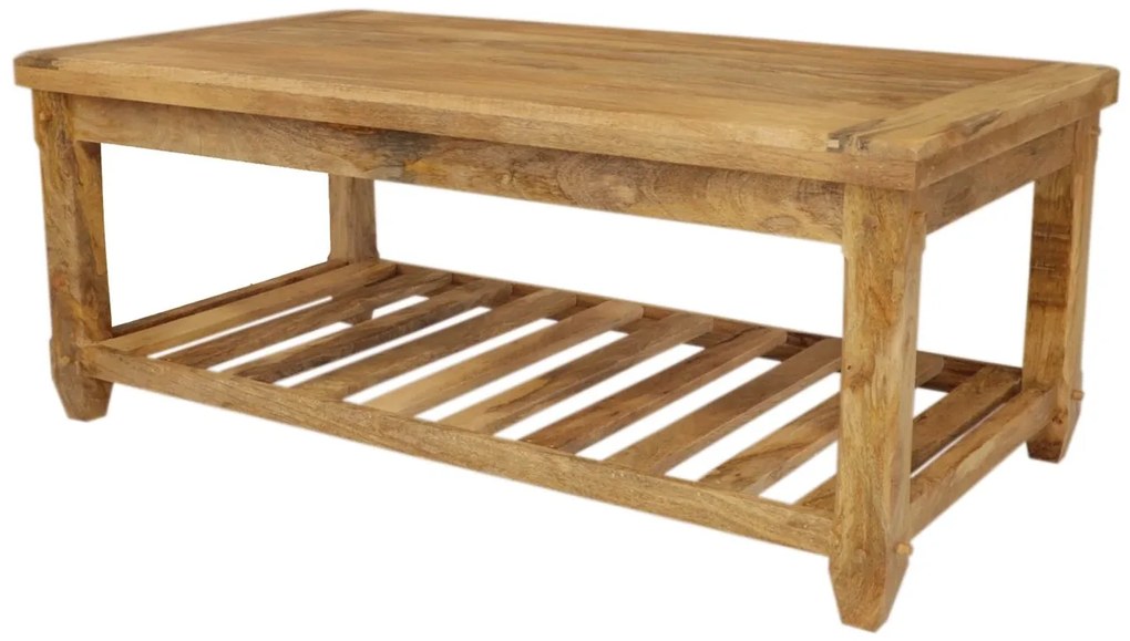 furniture-nabytek.cz - Veľký konferenčný stolík z dreva mango 110x45x60