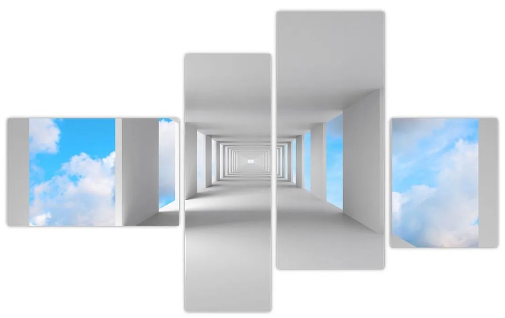 Presklená chodba - obraz