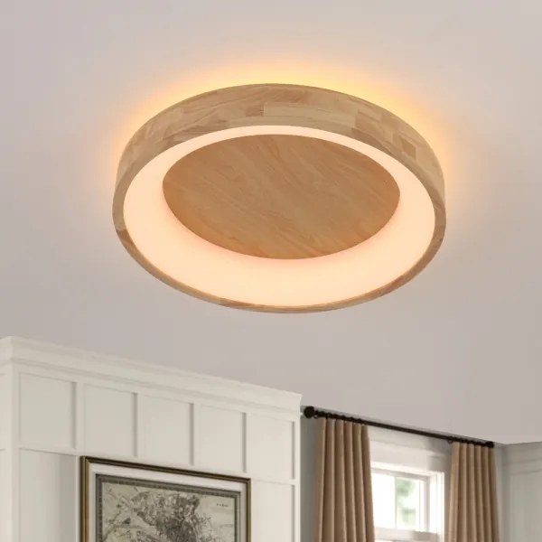 Brilagi-LED Stropné svietidlo FALCON WOOD LED/40W/230V 3000/4000/6000K 60 cm drevo