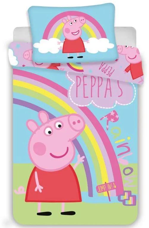 JERRY FABRICS -  Obliečky do postieľky Peppa Pig 016 baby 100/135, 40/60
