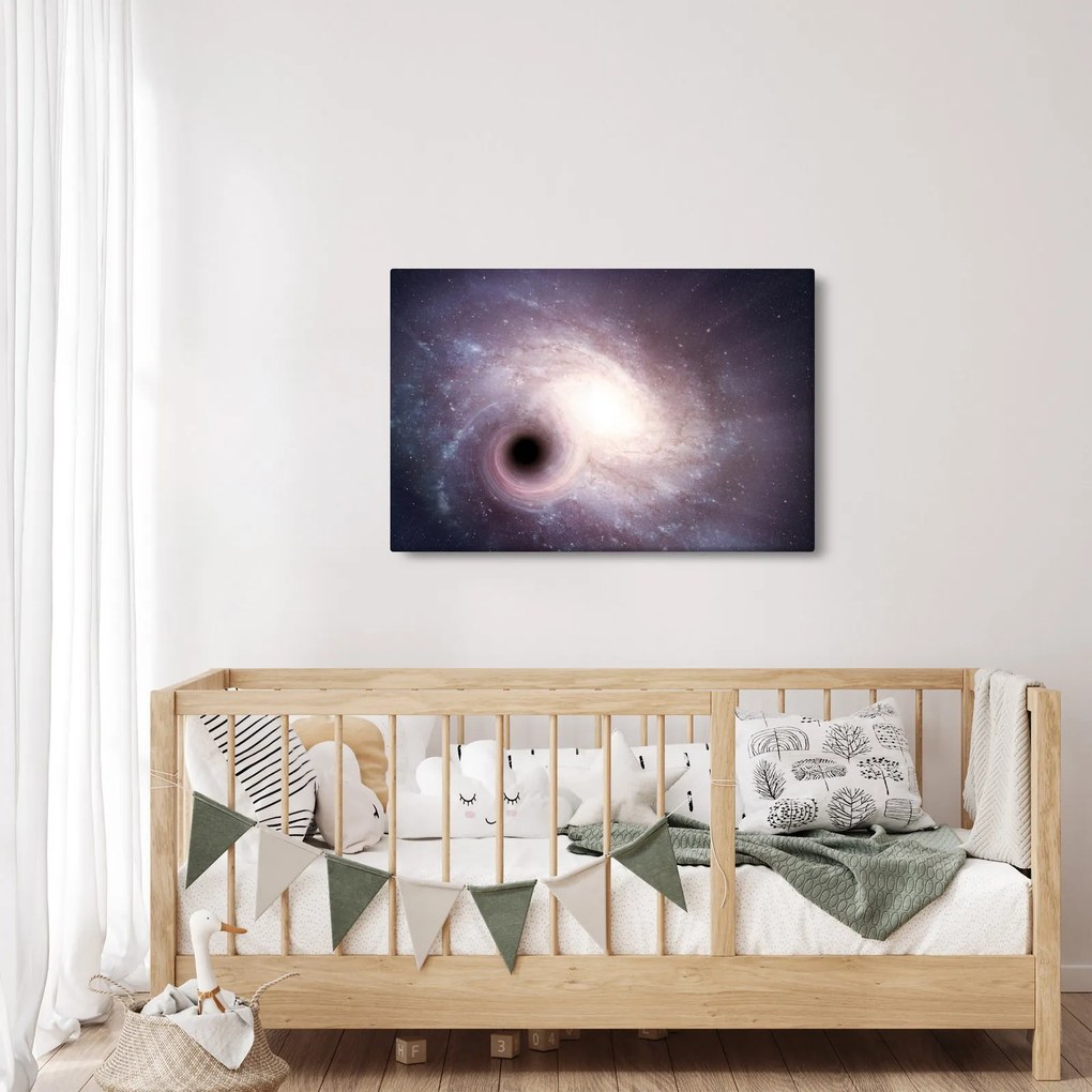 Obraz - Špirálna galaxia (90x60 cm)