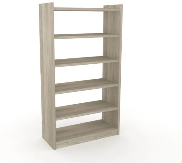 Policový regál Hook 6 polic Alaska bílá