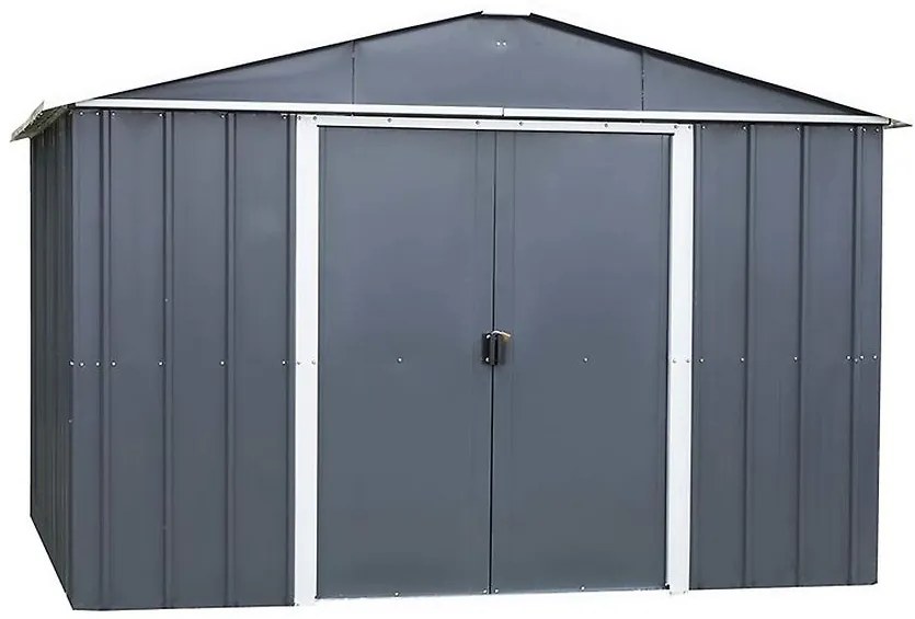 Kovový záhradný domček 65AEYZ 202x137 cm antracit