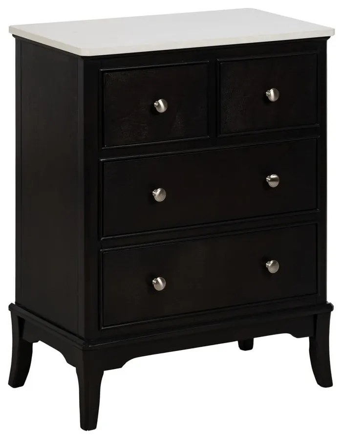 Čierna komoda 60x75, 5x33 cm Mods – Ixia