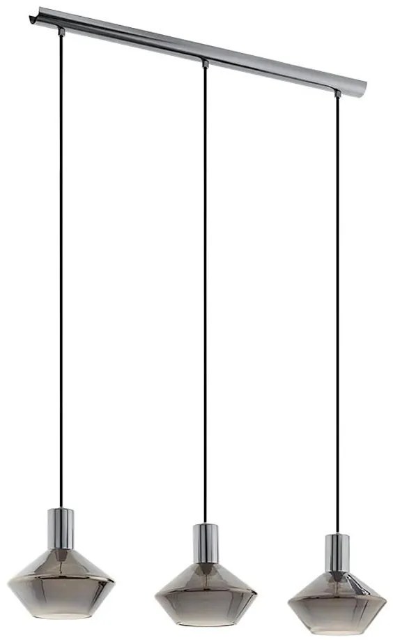 Eglo 97424 - Závesný luster PONZANO na lanku 3xE27/60W/230V