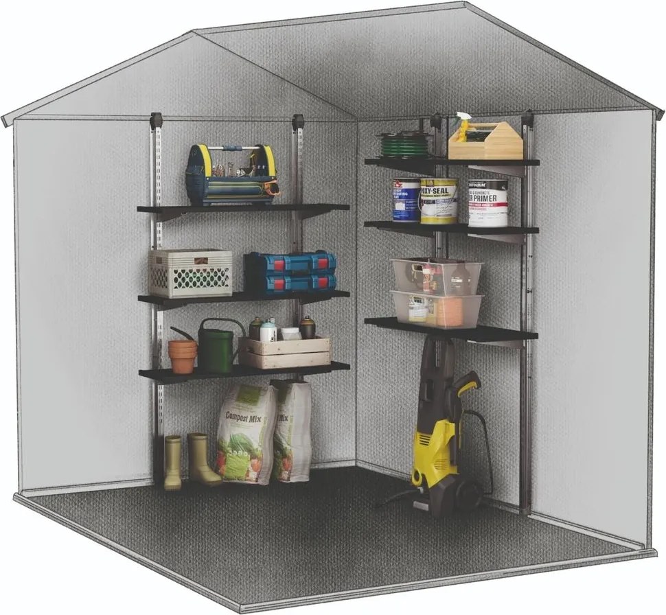 Regál pre záhradný domček KETER - Shelving Kit 100