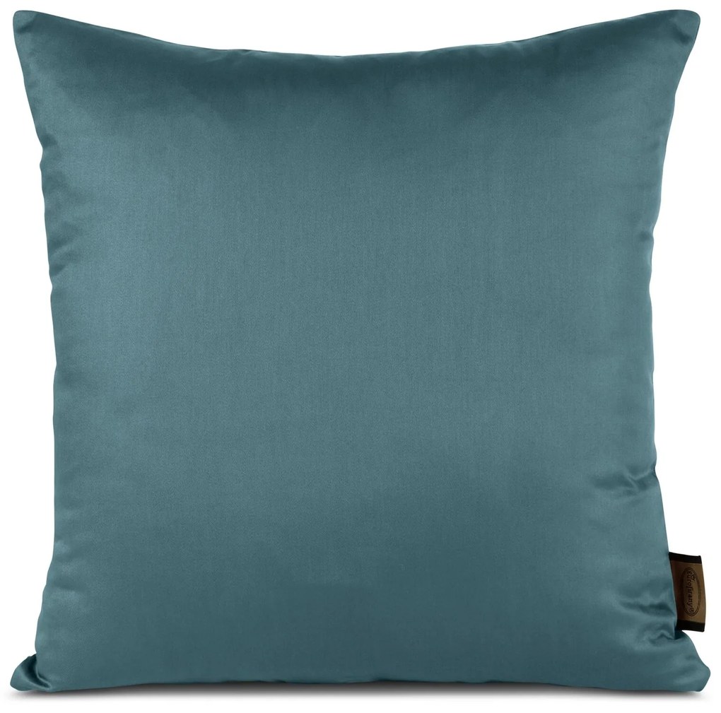 SATÉNOVÁ OBLIEČKA NA VANKÚŠ NOVA 40X40 CM MODRÁ