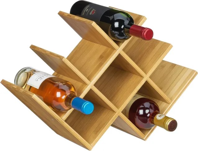 Stojan na víno SOLARIS bambusový