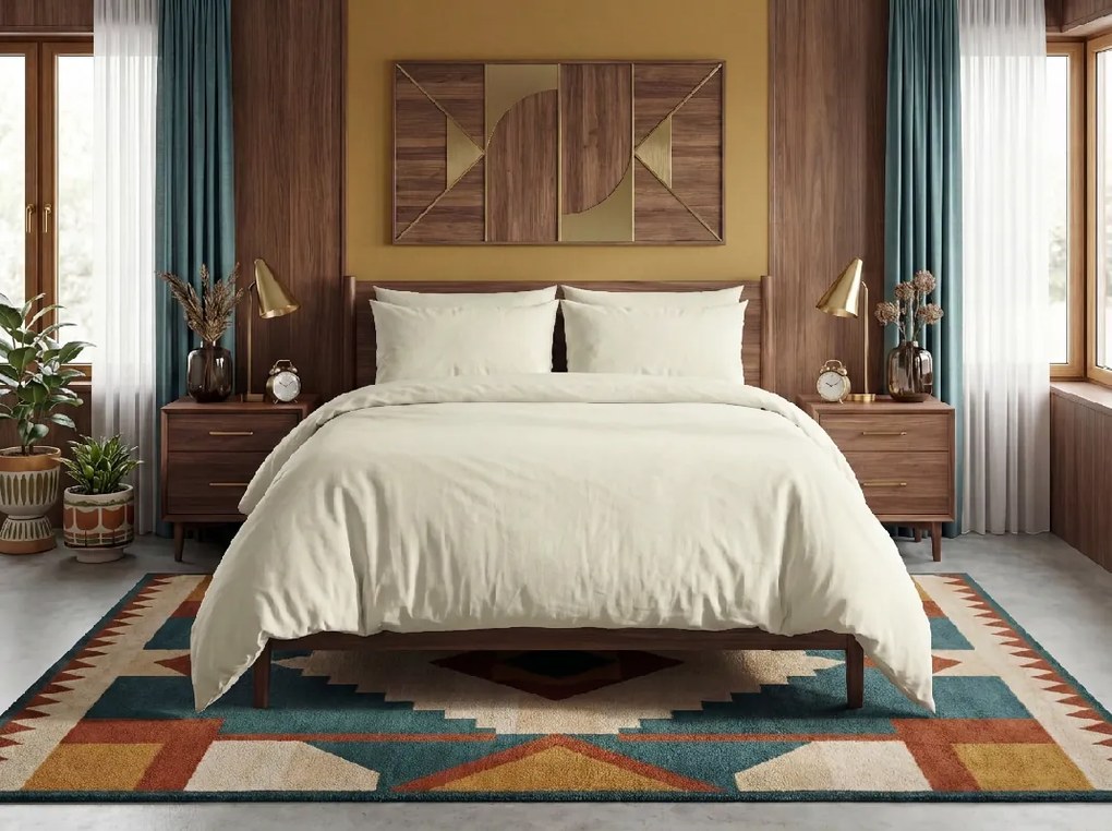 Bavlnené obliečky CALMORA svetlo béžové Rozmer obliečky: 2 ks 70 x 90 cm | 200 x 200 cm