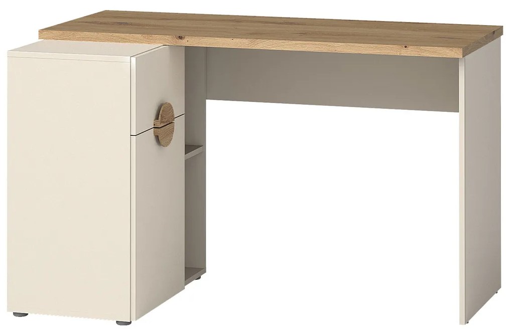 PC stolík Medoro ME8 (kašmír + dub artisan). Akcia -20%. Vlastná spoľahlivá doprava až k Vám domov. 1062556