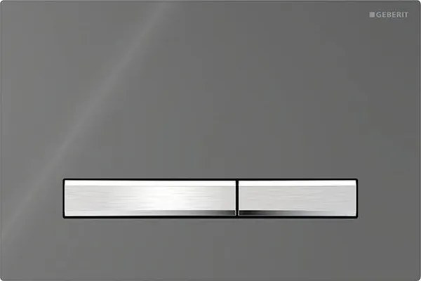 Geberit 115.788.JK.2 - splachovacie tlačidlo Sigma50 24,6 x 16,4 cm antracit / matný chróm