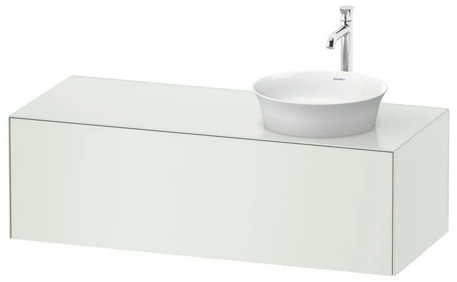 DURAVIT White Tulip závesná skrinka pod umývadlo na dosku vpravo, 1 zásuvka, 1300 x 550 x 408 mm, biela matná, WT4977R3636