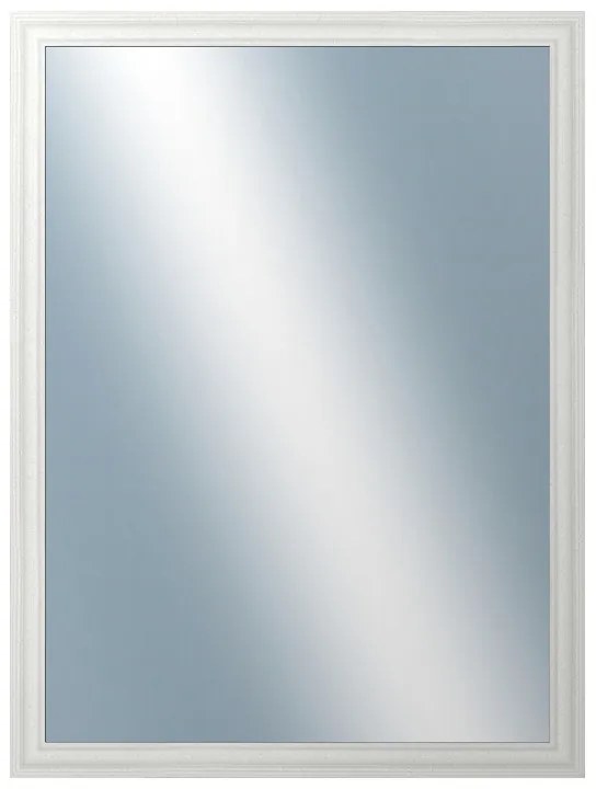 DANTIK - Zrkadlo v rámu, rozmer s rámom 60x80 cm z lišty LYON biela (2666)