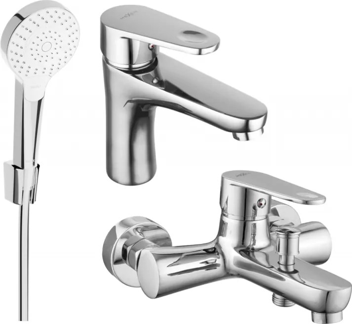 Mexen Kama R05 vaňová súprava, chrómová - 72503R05-00