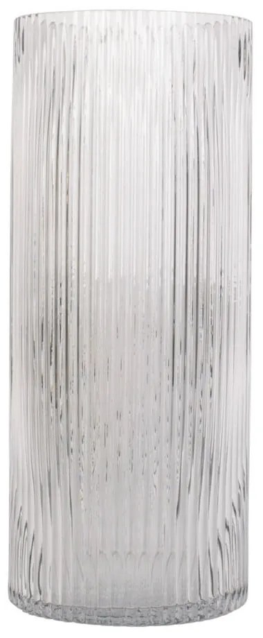 Sivá sklenená váza PT LIVING Allure, výška 30 cm