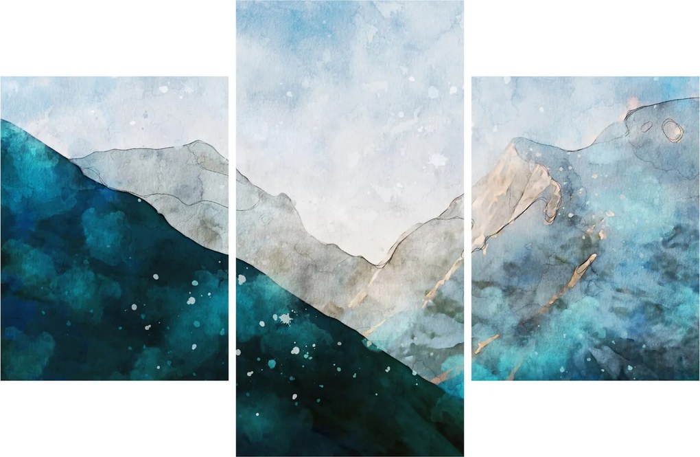 Obraz - Kresba hôr (90x60 cm)