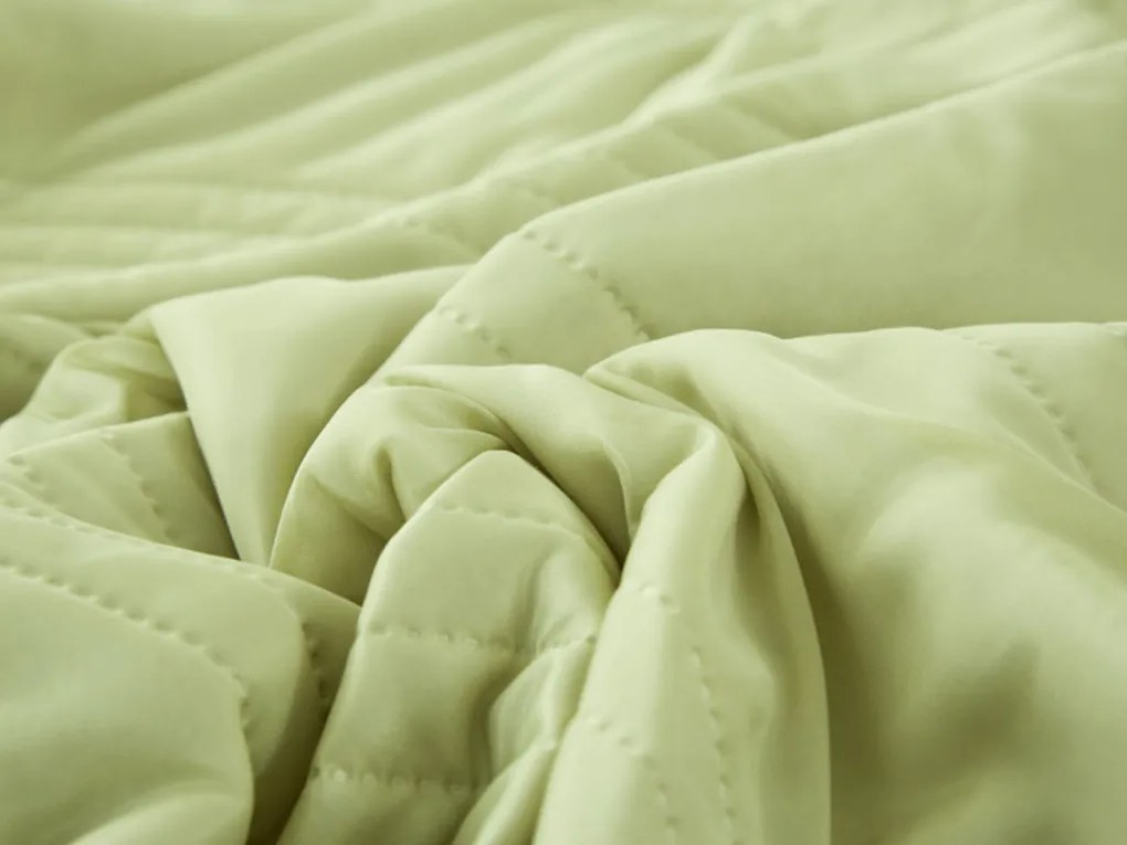 Chladiaca letná prikrývka CELIA, zelená Rozmer: 200 x 220 cm