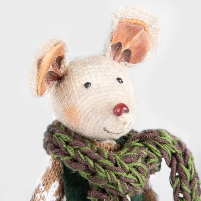 Vianočná dekorácia CAROL myška 712913