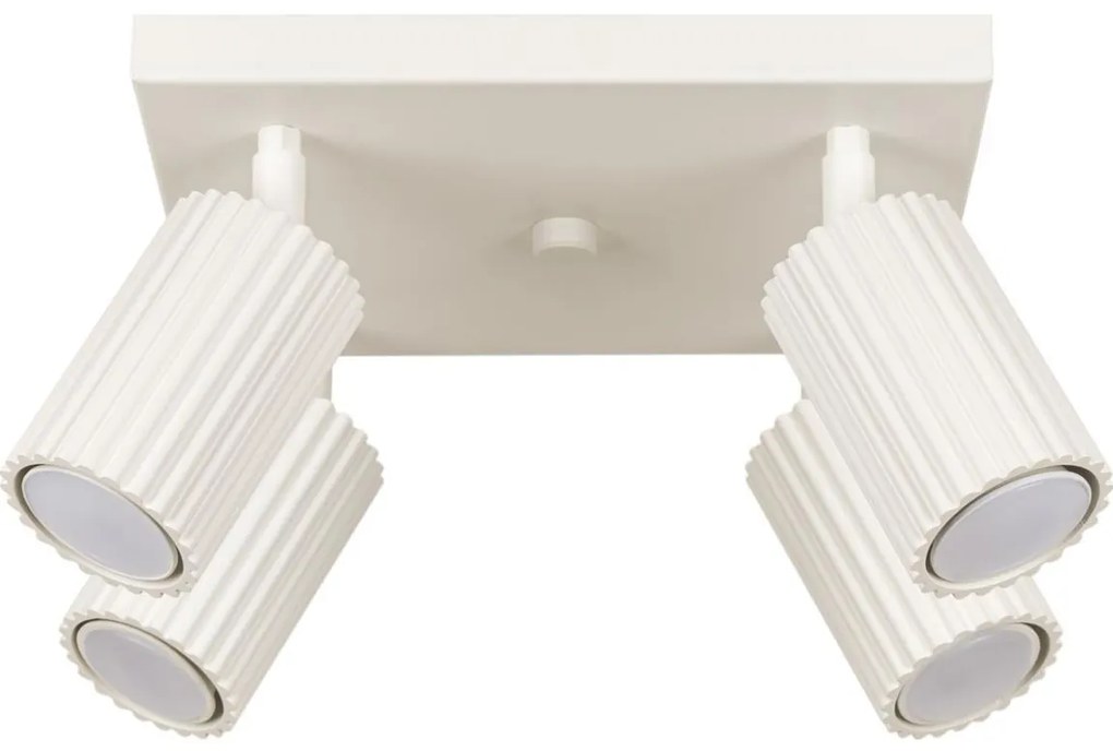 Sollux SL.1602 - Bodové svietidlo KARBON 4xGU10/10W/230V krémová