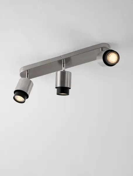 LED nikel designové stropné svietidlo Ison 3