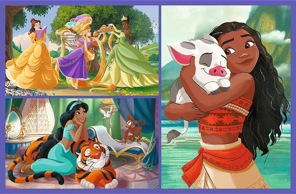 Trefl 2x70 Disney Princezná Rozprávkové dni