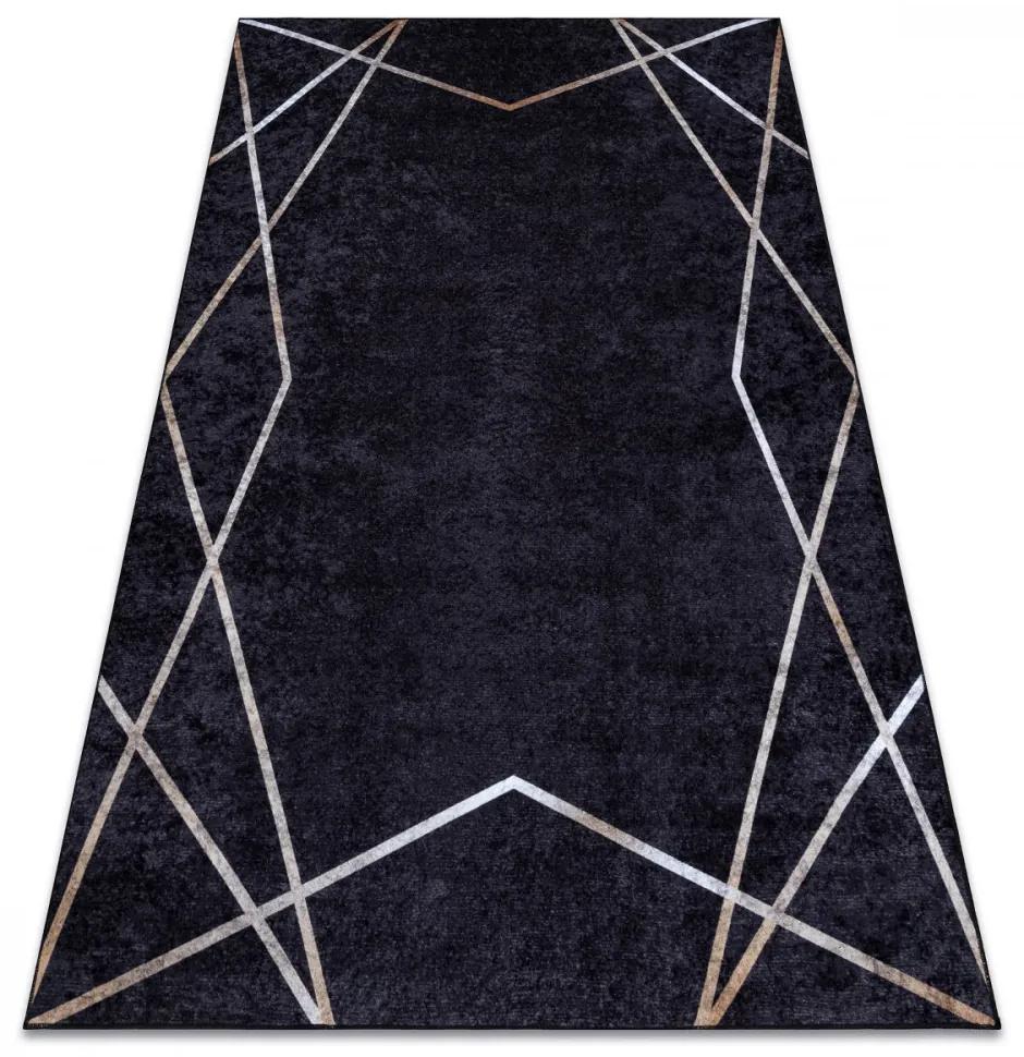 Kusový koberec Alchie čierný 140x190cm