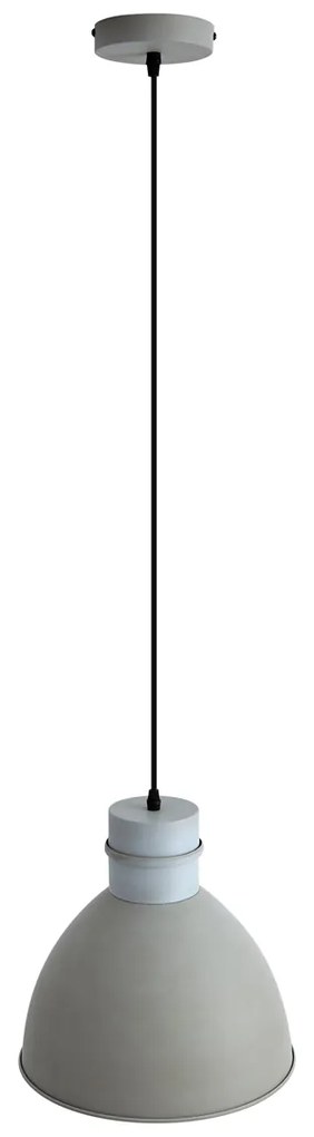 Vidiecka závesná lampa sivá - Dory