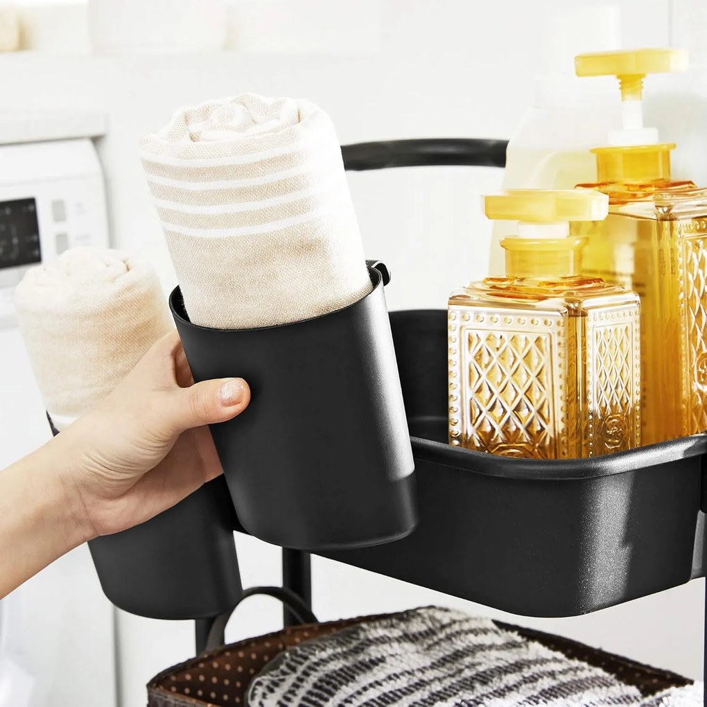 Pojazdný regál Flurry čierny