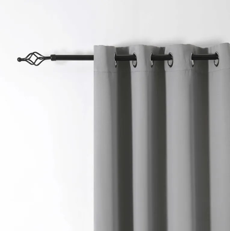 2x Svetlosivý záves OXFORD 140x250 cm