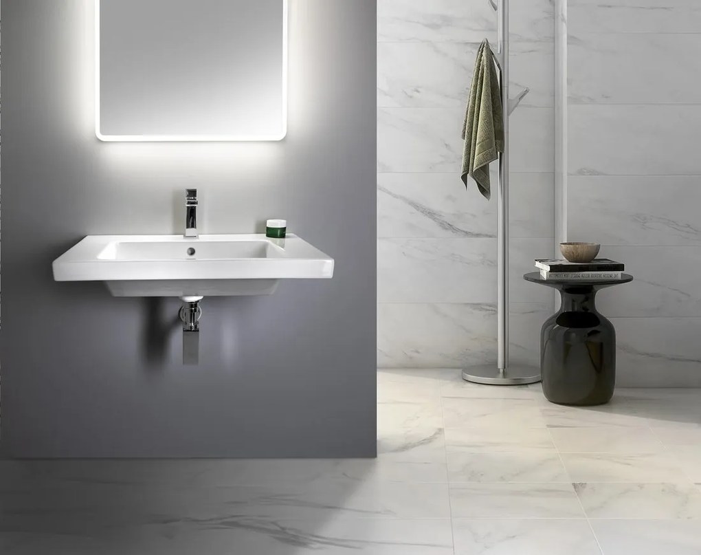 GSI GSI, NORM keramické umývadlo 35x26cm, bez otvoru, biela ExtraGlaze, 8650011