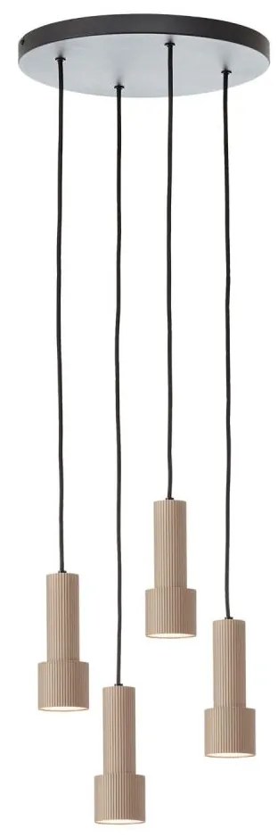 Brilliant - Luster na lanku CADIZ 4xGU10/10W/230V pr. 35 cm bronzová