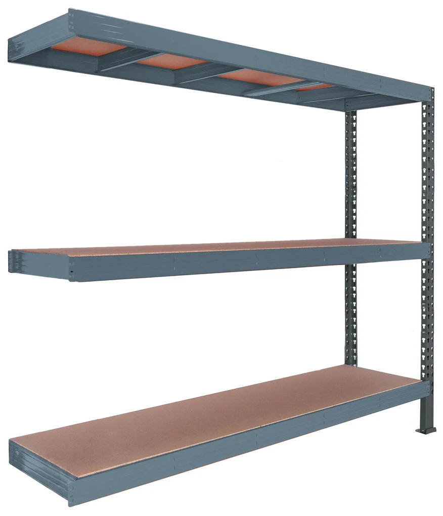 Trestles Prístavok k regálu 1800x2400x600, 3 police Farba: červená a čierna