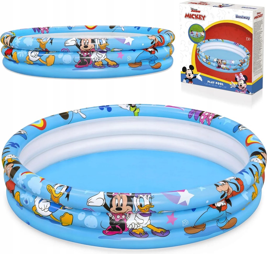 Detský Bazénik S Nafukovacím Záhradným Bazénikom Bestway Mickey A Priatelia >