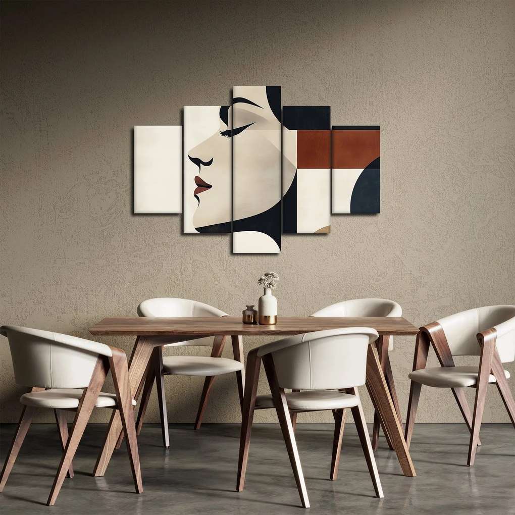 Obraz - Žena z profilu (150x105 cm)