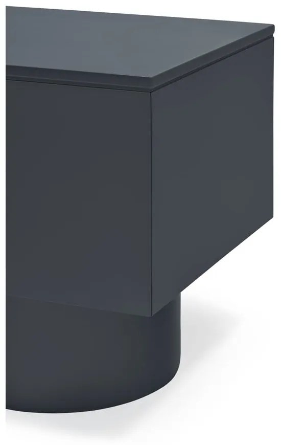 Antracitový TV stolík 200x50 cm Totem – Teulat