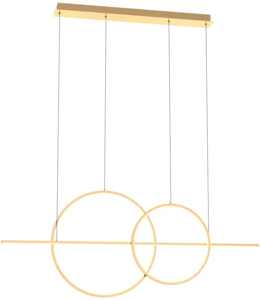 Zuma Line MD7358-2A-3GT - LED Luster na lanku CHOLET LED/34W/230V zlatá
