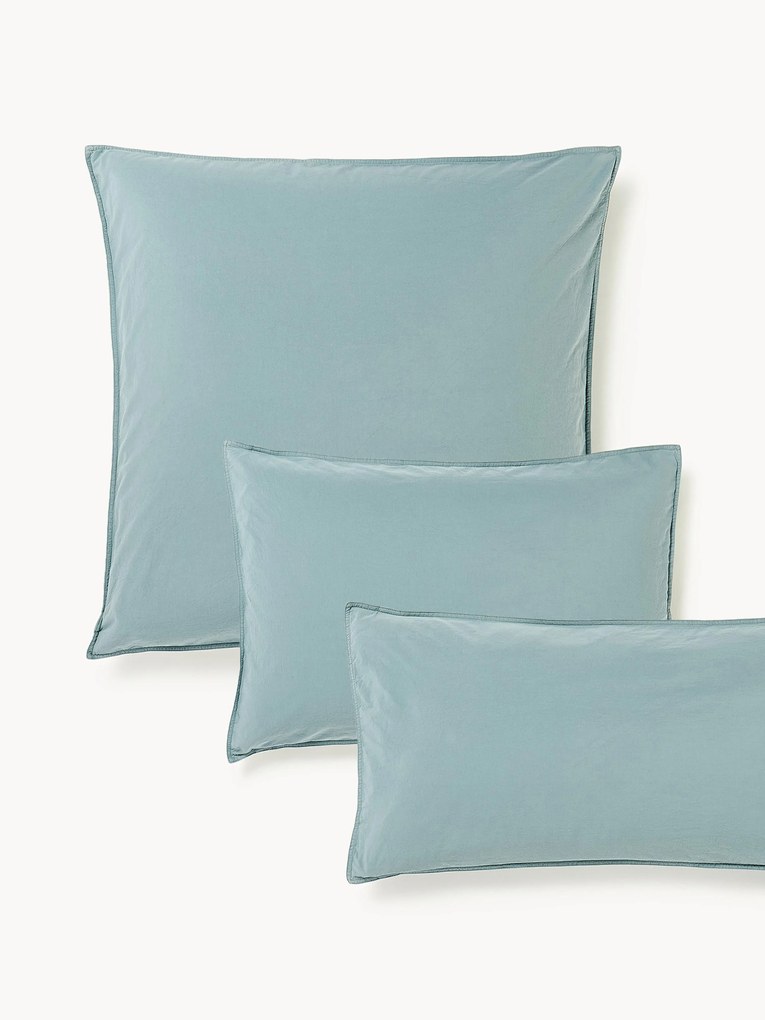 Obliečka na vankúš z vypratého bavlneného perkálu Debbie