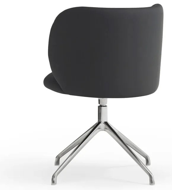 Čierne čalúnené jedálenské kreslo Mogi – Teulat