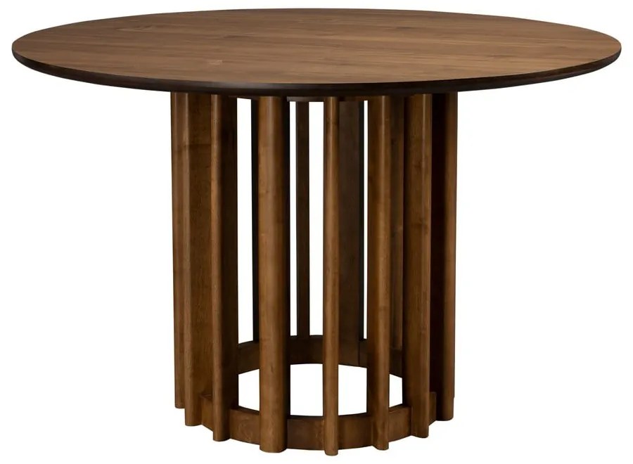 Okrúhly jedálenský stôl s doskou v dekore orechového dreva ø 120 cm Barlet – Dutchbone