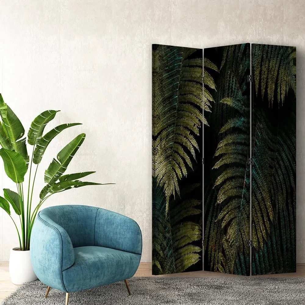 Gario Paraván Leaf in the Dark Rozmery: 110 x 170 cm, Prevedenie: Klasický paraván