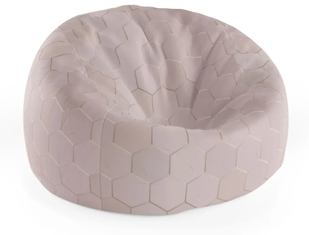 Sablio Sedací vak Cocoon Rose gold - 115 x 75 cm x 45 cm