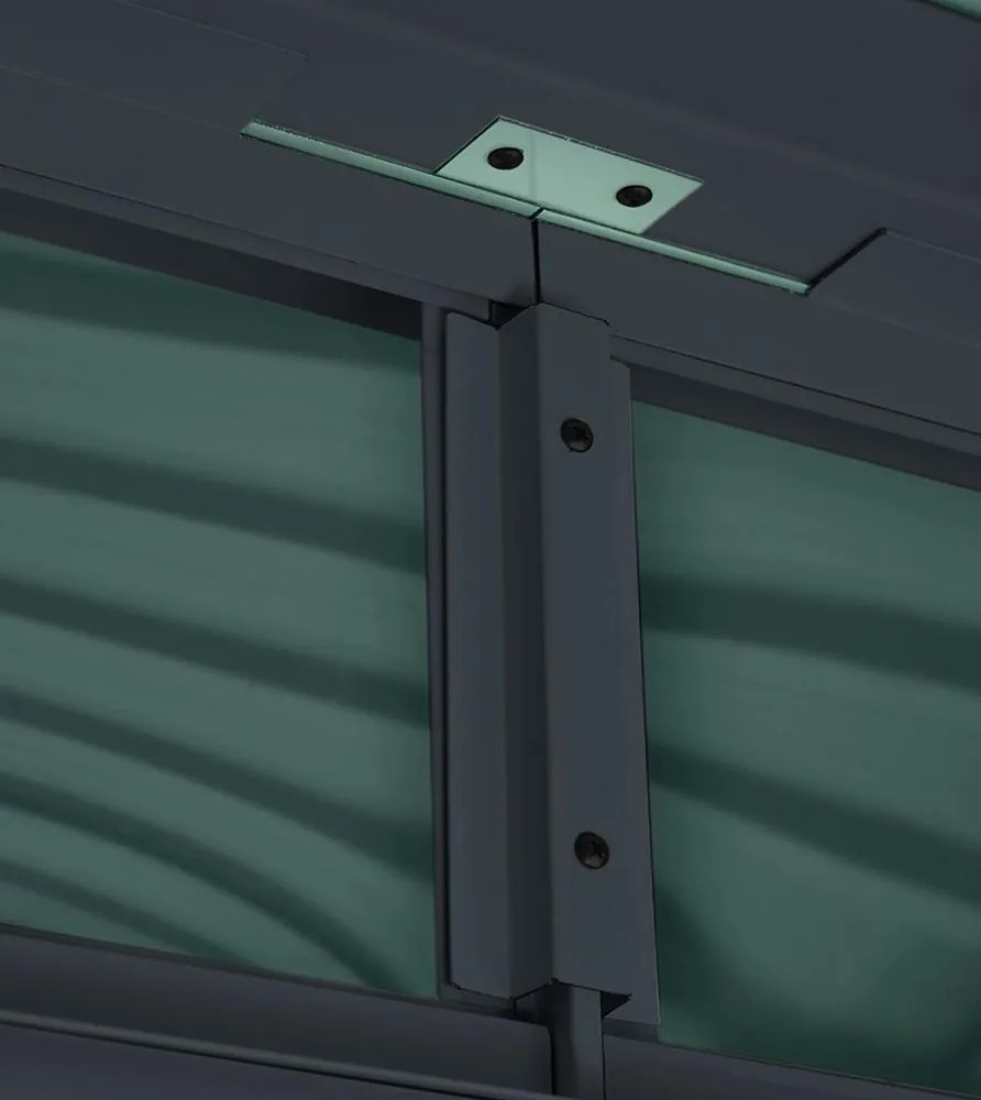 Záhradný domček so svetlíkmi Avenberg MAGNUS 2.5 x 2.0 m - Premium