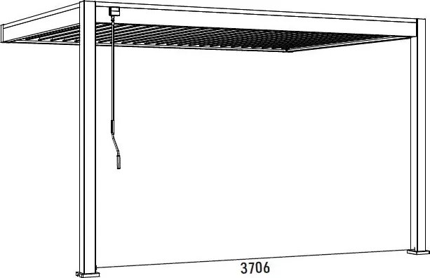 Bioklimatická pergola Intro Plus – Rojaplast