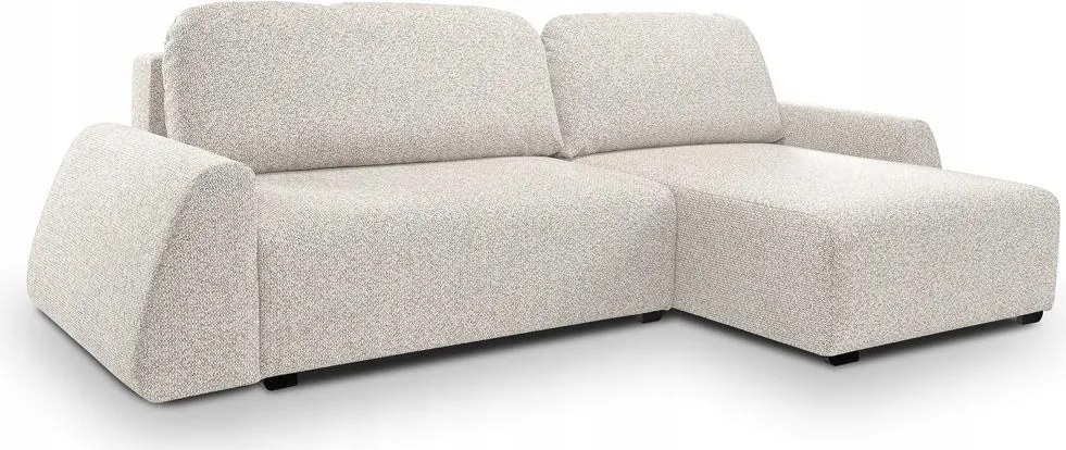 Rohová sedacia súprava Paloma II (svetlobéžová)