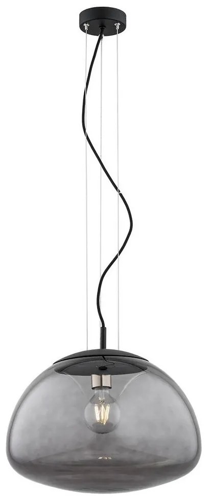 Argon 4350 - Luster na lanku TRINI 1xE27/15W/230V pr. 40 cm čierna