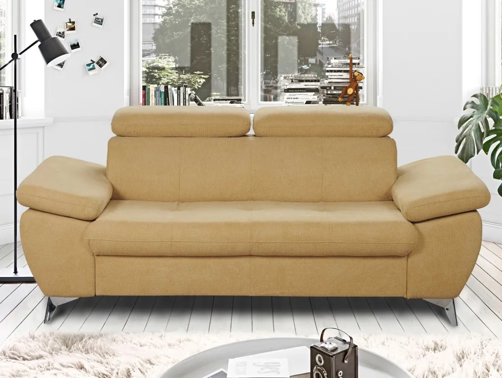 Dvojsedák Gisele, žltá látka