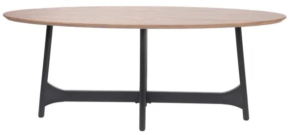 Stôl SAVELMA naturálny s čiernymi nohami 892320