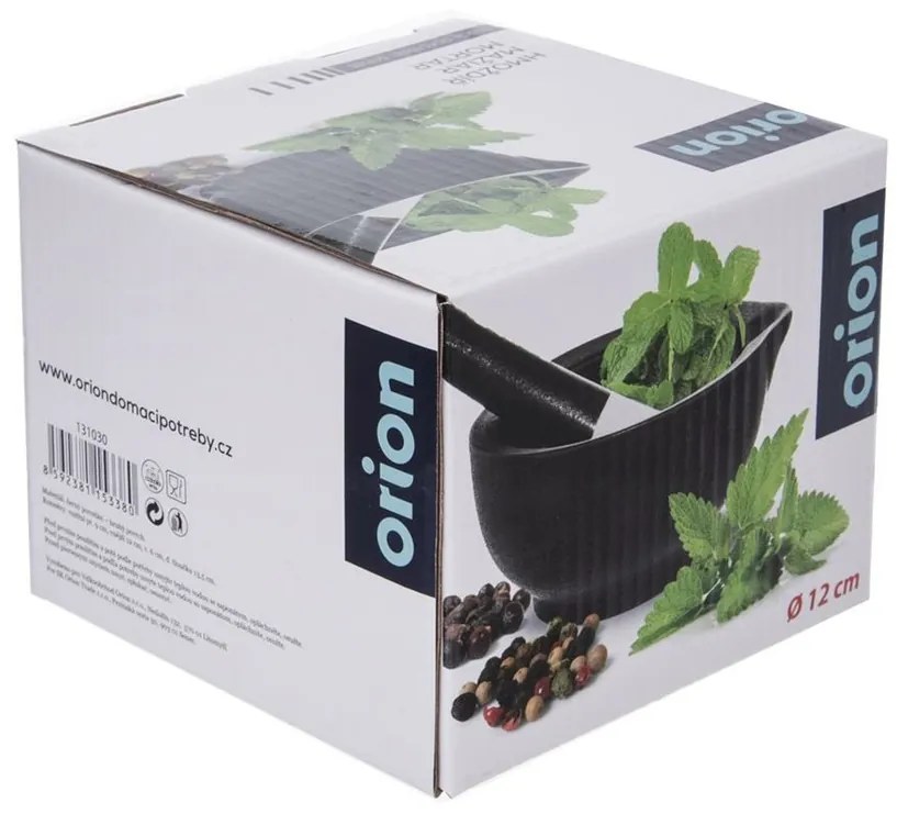 Orion Mažiar porc. pr. 12 cm BLACK