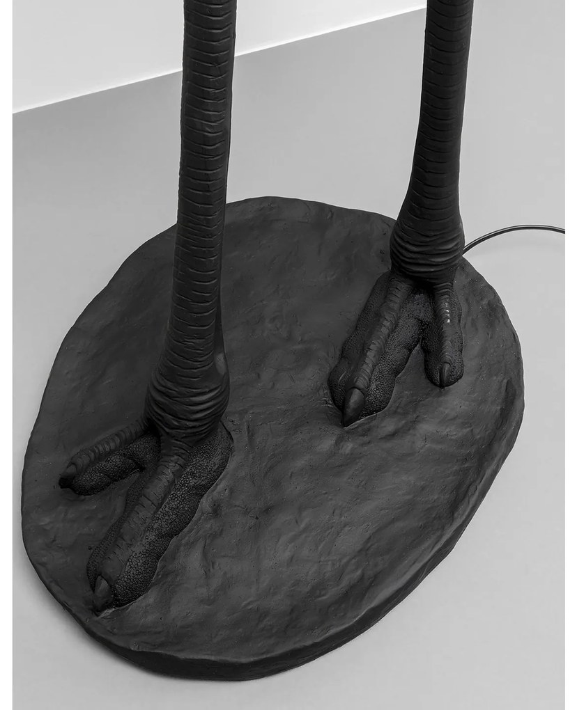 Animal Ostrich stojacia lampa čierna 147 cm